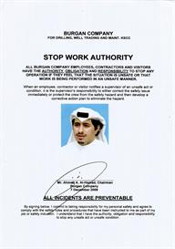 Stop Work Authority 